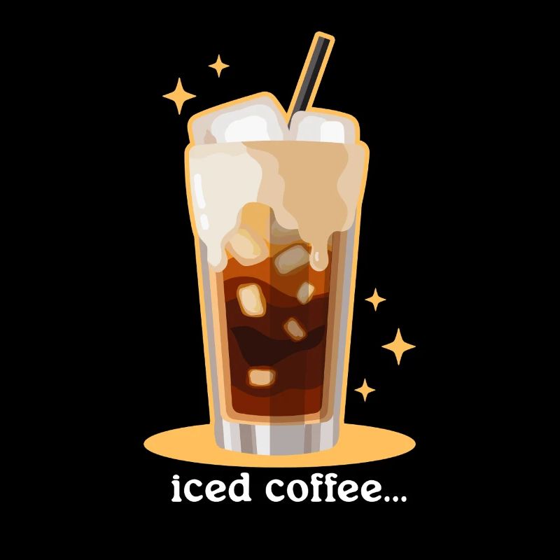 Iced Coffee Eiskaffee Kaffeeliebhaber Geschenke
