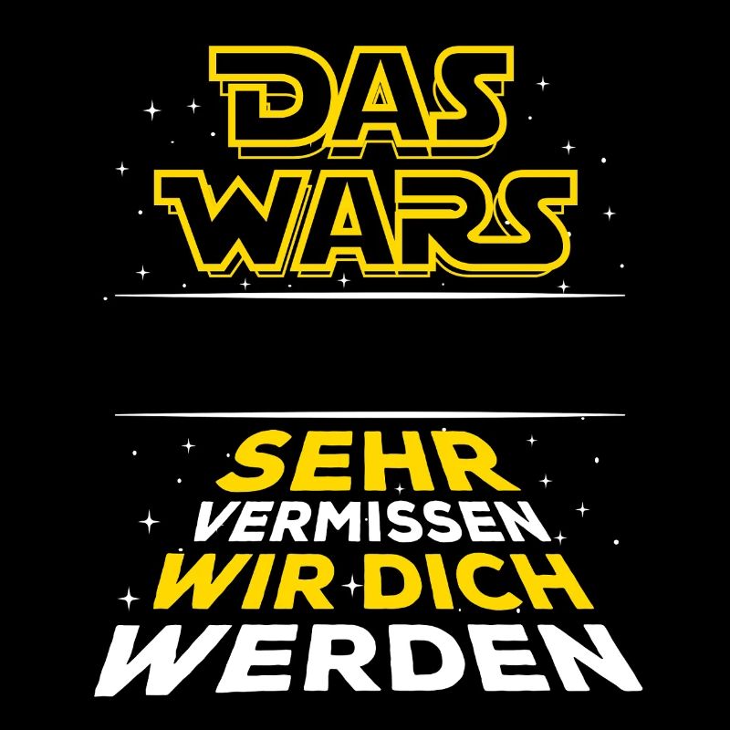 Das Wars - Verabschiedung - Mitarbeiter Name
