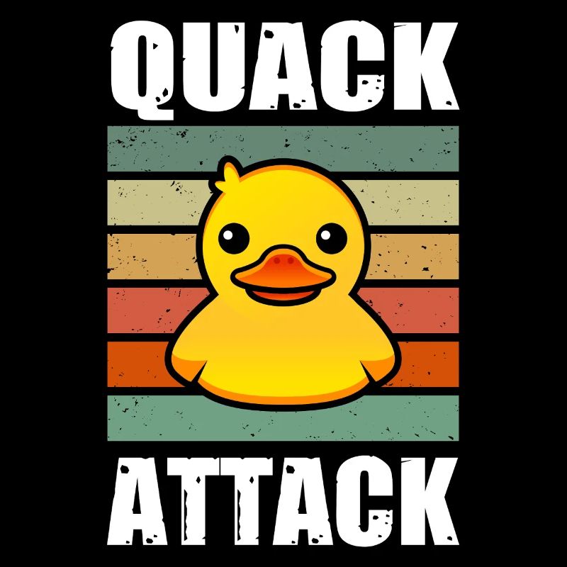 Quack Attack Yellow Rubber Duck Rubber Duck