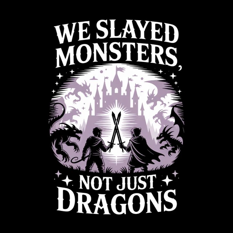 Conception héroïque épique avec des dragons