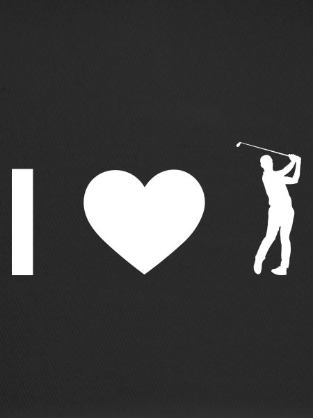 I heart and golf -