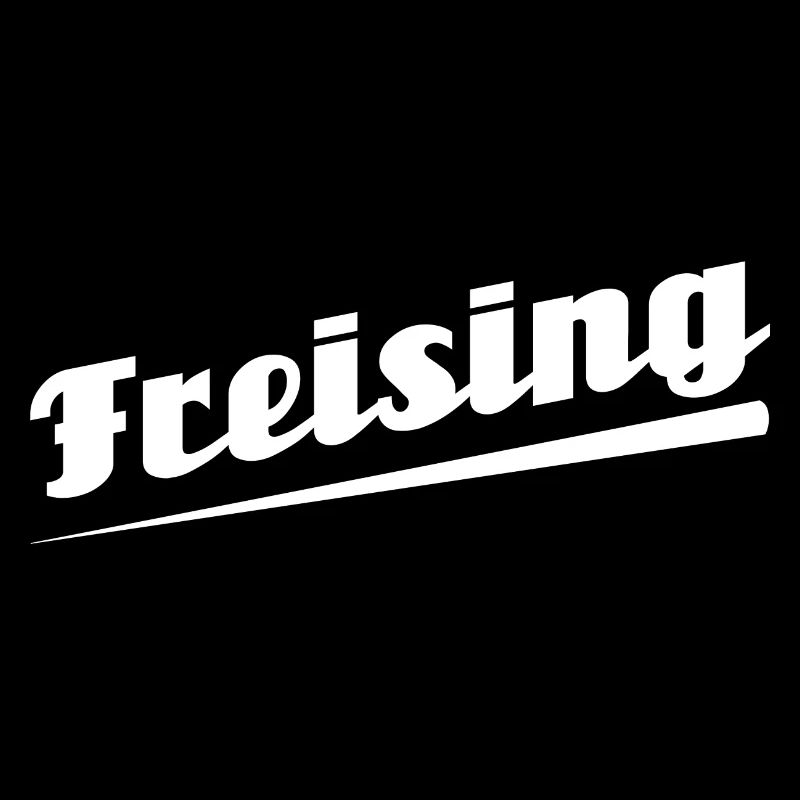 Freising - Textdesign mit Stadtnamen