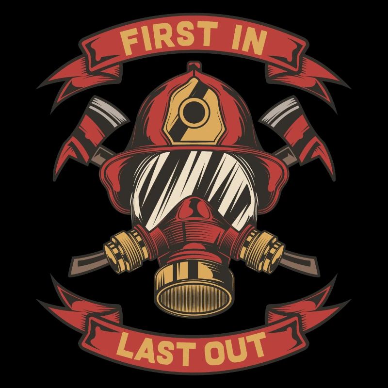 Last In Last Out Fire Fighter Axt Geschenk