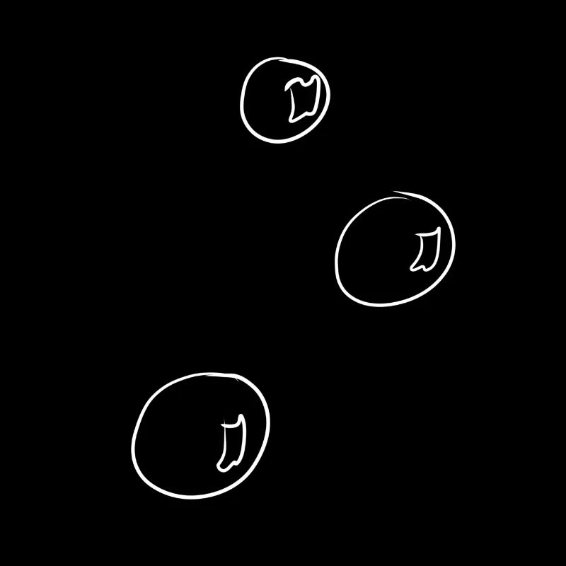 Cercles de bulles de savon