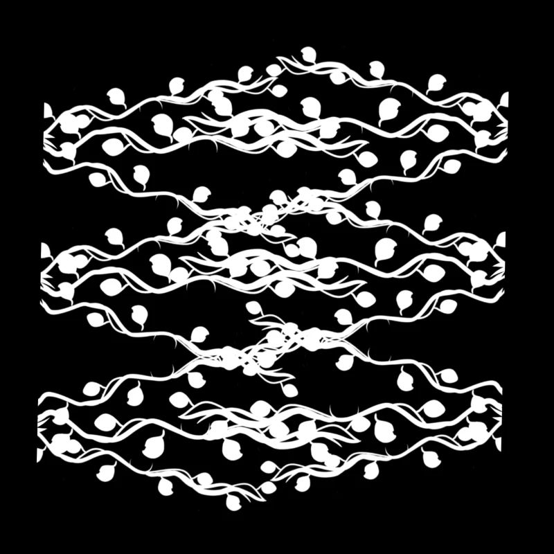 Symbole De feuilles abstraites de motif