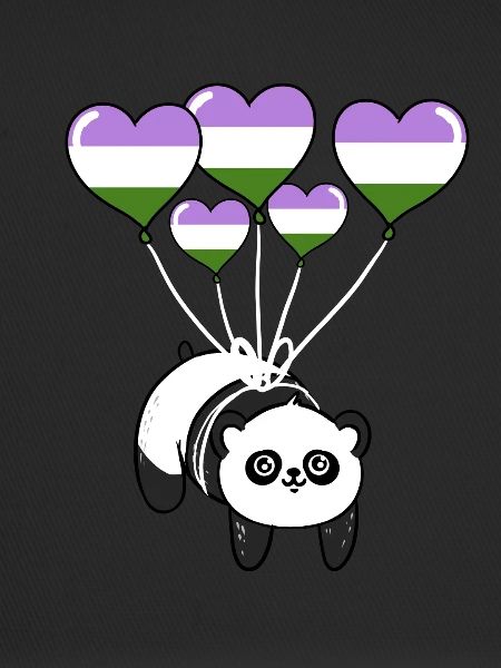 Panda Genderqueer Pride
