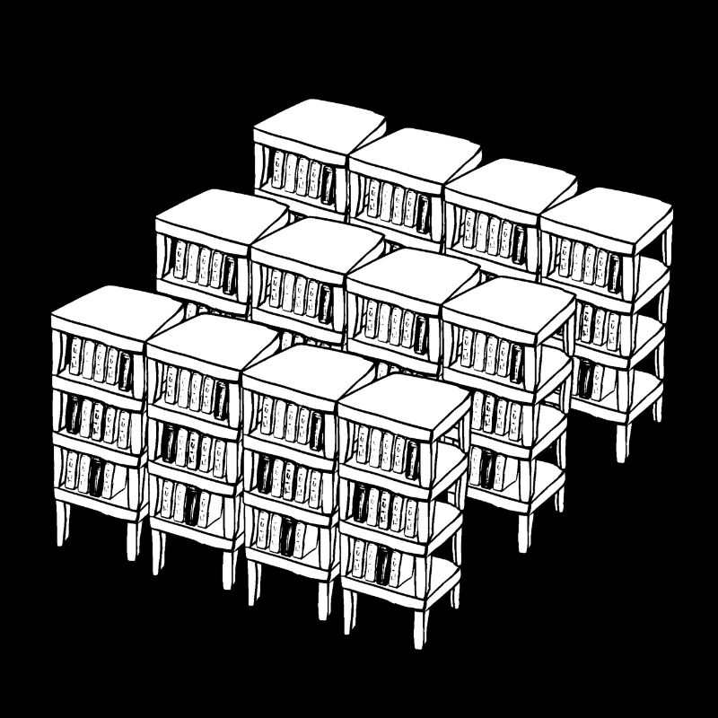 Bookshelves read book