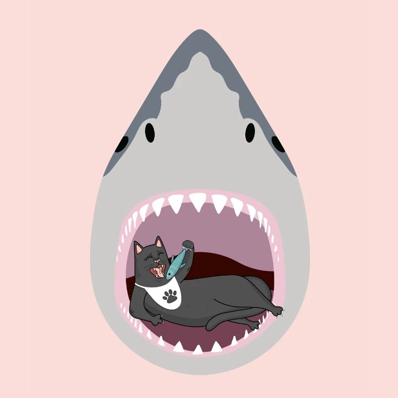 Chat mangeur de requins