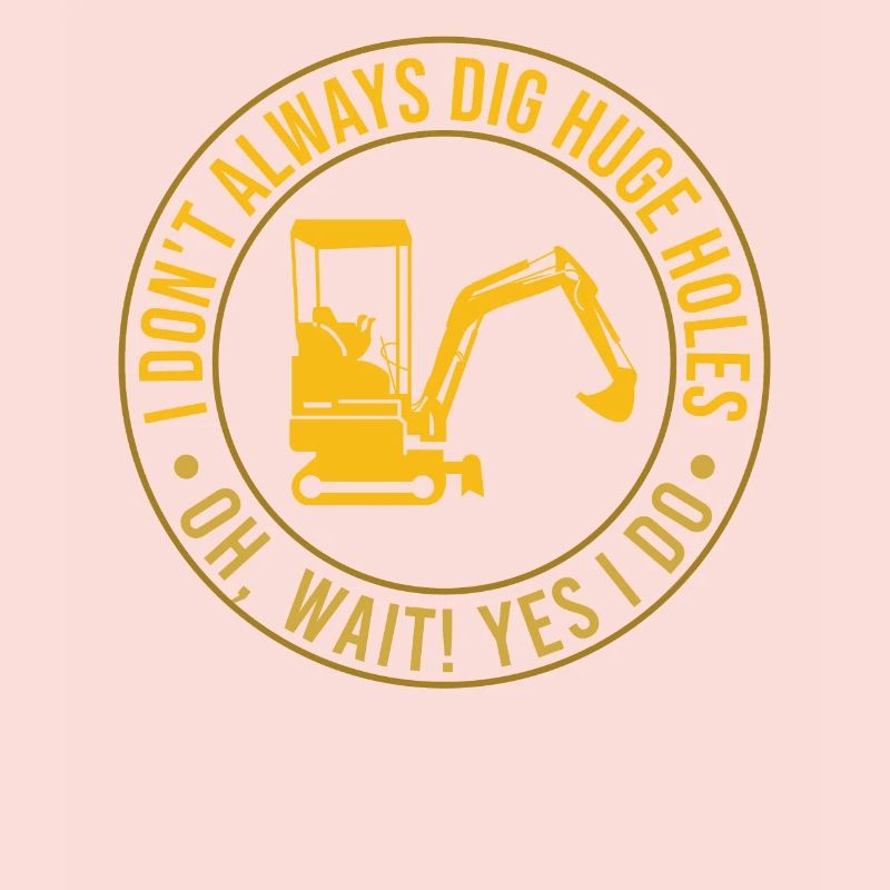 Retro Bagger Spruch Baggerfahrer Baustelle