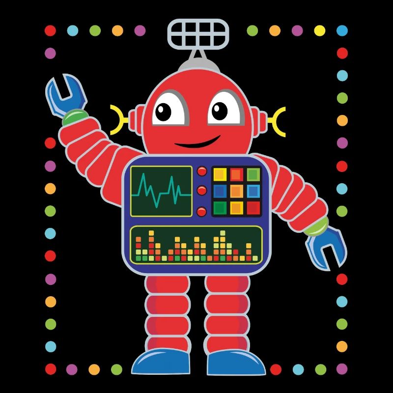 Petit robot coloré