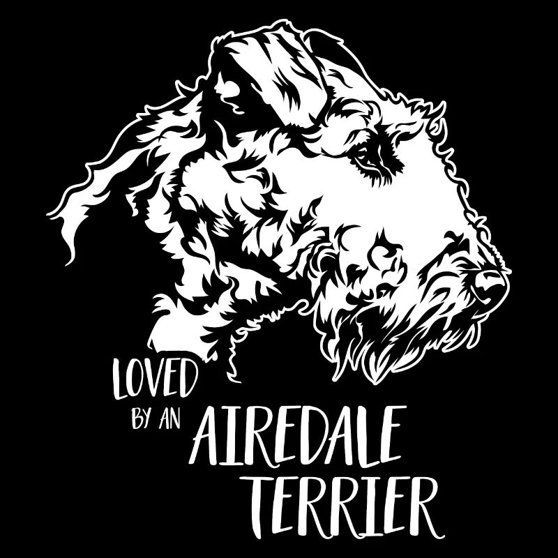 Aimé par un chien Airedale Terrier disant Wilsigns