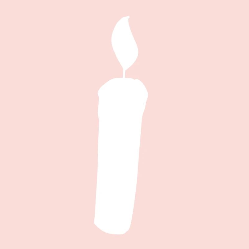 Candle Shape Symbol Fire Light
