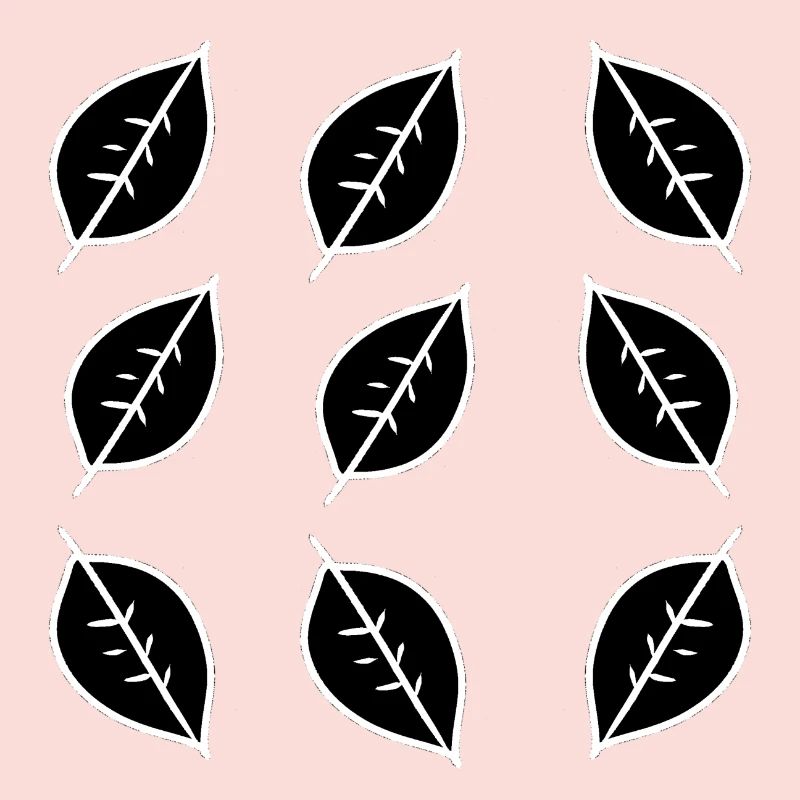 Pattern Leaf Leaves Frame Shape Nature