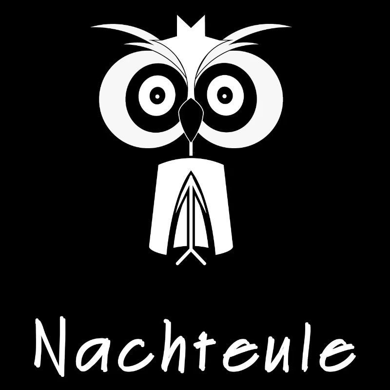 Nachteule lustig coole farben