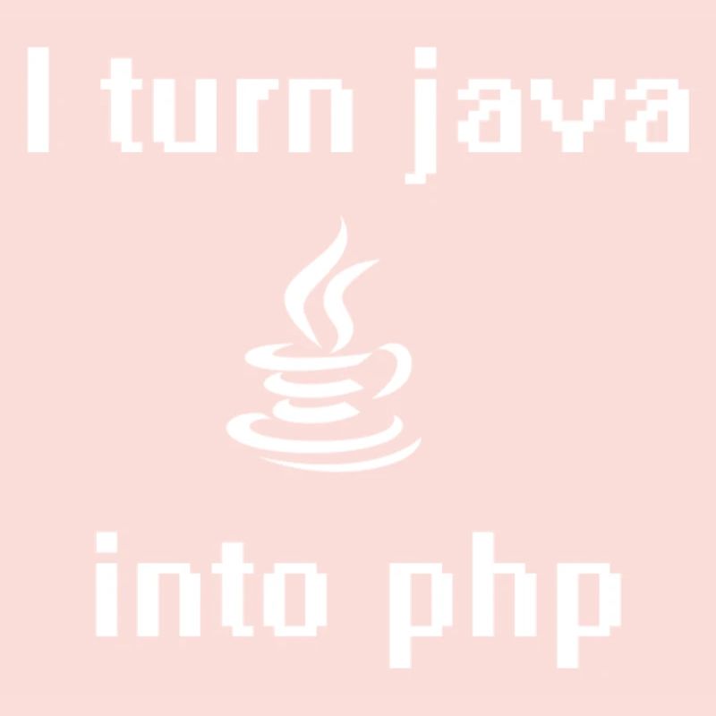 I turn java into php