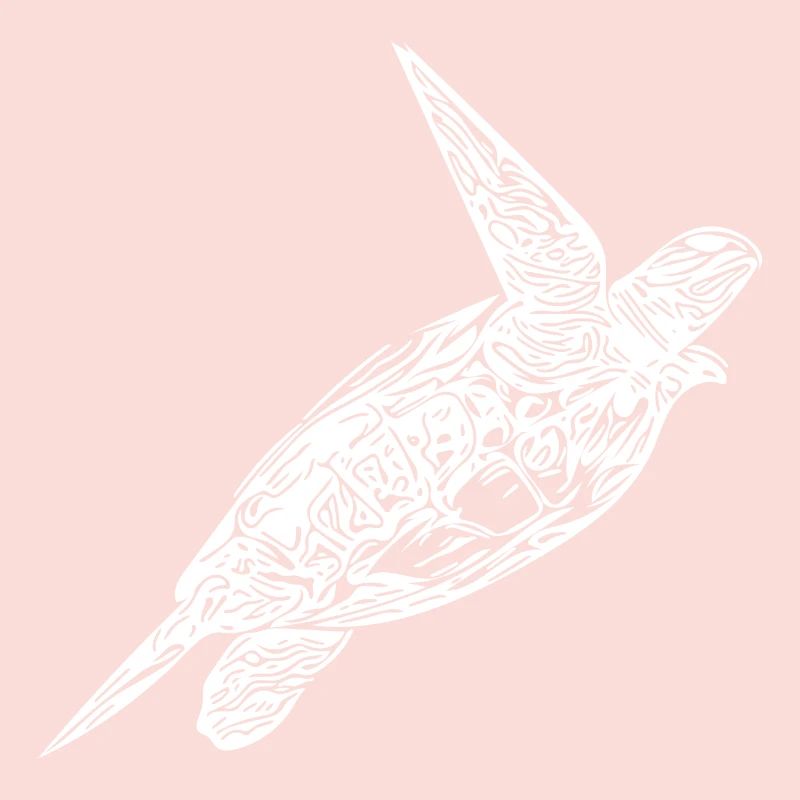 Vintage turtle on surface