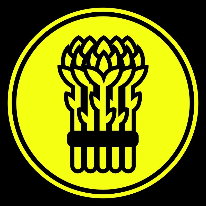 Asparagus icon circle