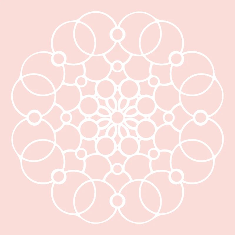 Geometric Mandala Round Pattern Circles Shape