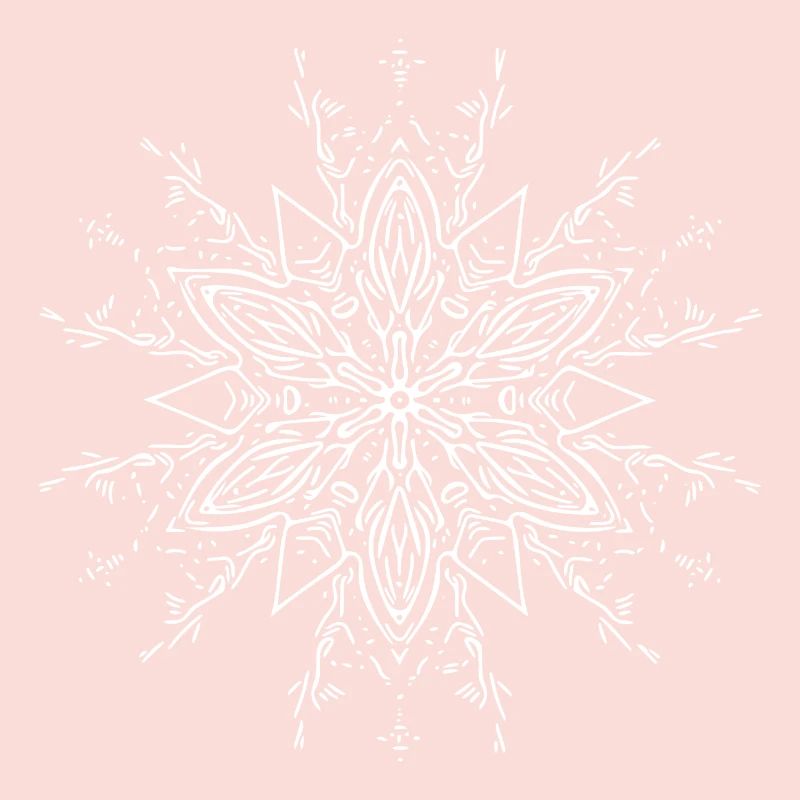 Mandala Flower Pattern Lines Forme abstraite