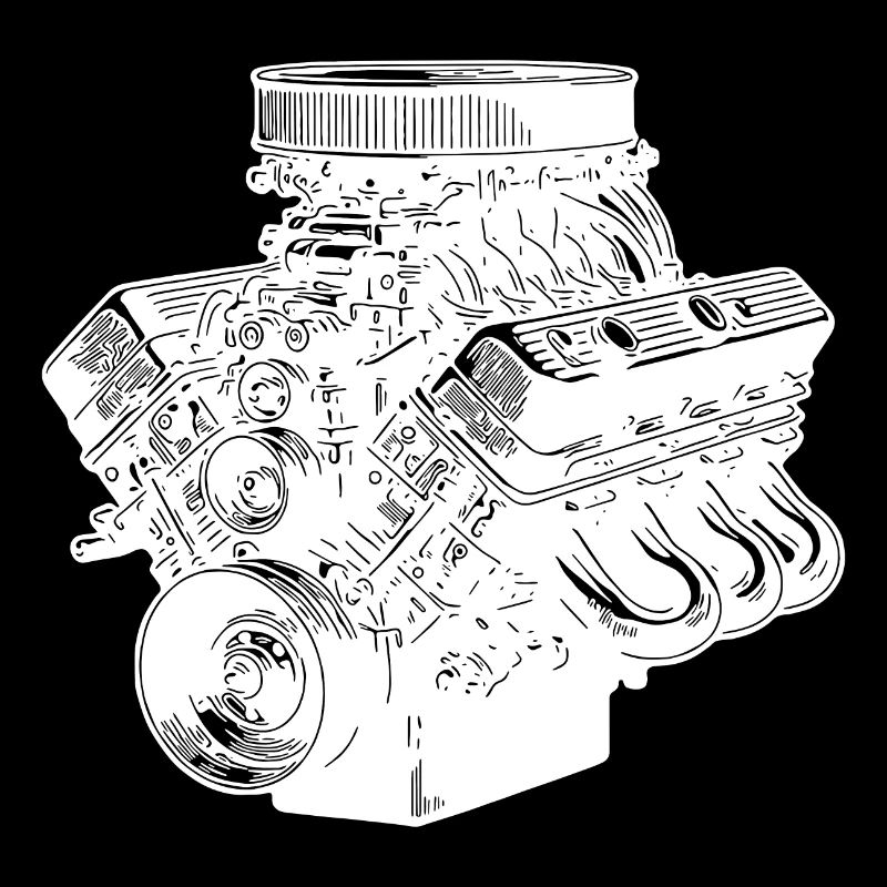 Mechanic Fan Engine Block Cylinder Displacement Engine
