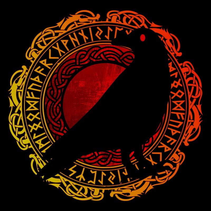 Rabe Edda Wikinger Runen