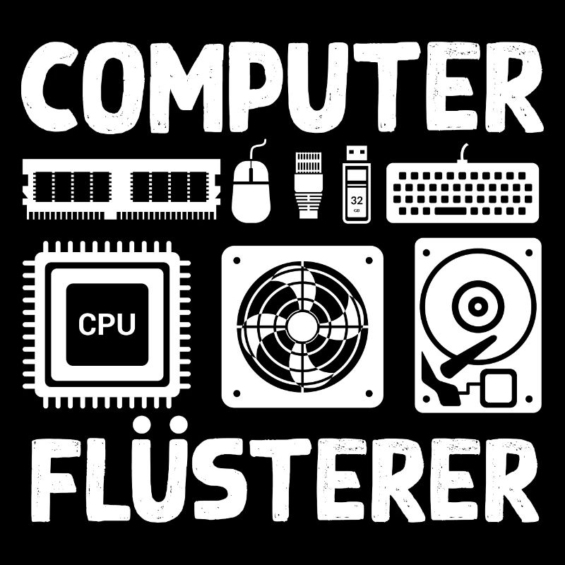 Computerflüsterer Informatiker Nerd Geek Für