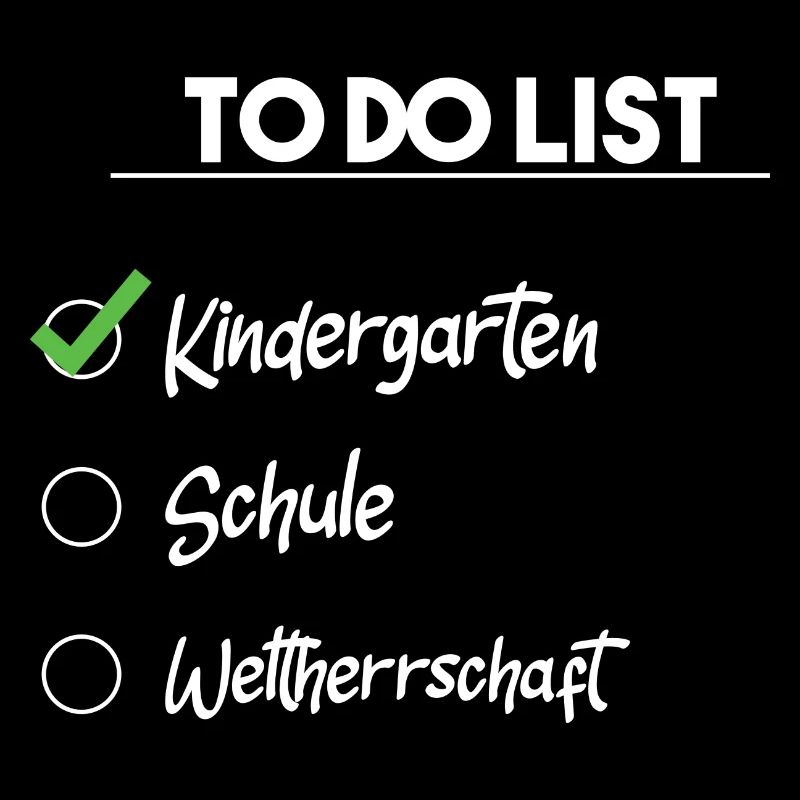 To do list - kindergarten schule weltherrschaft