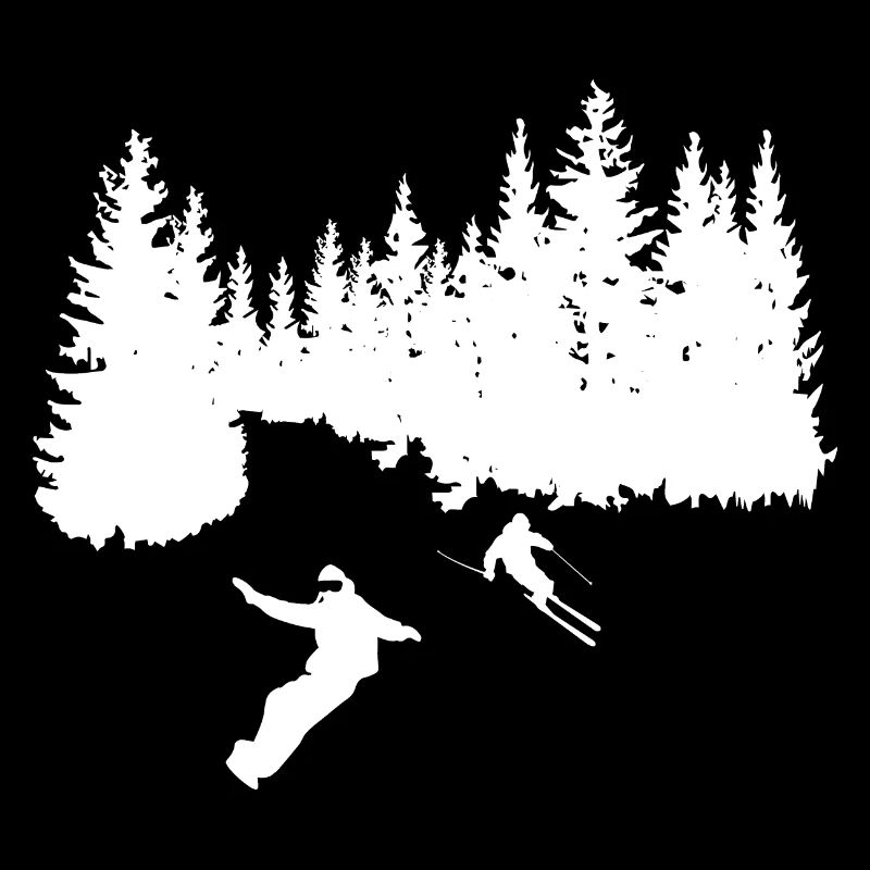 Trees - Snowboarding - Skiing - (4)