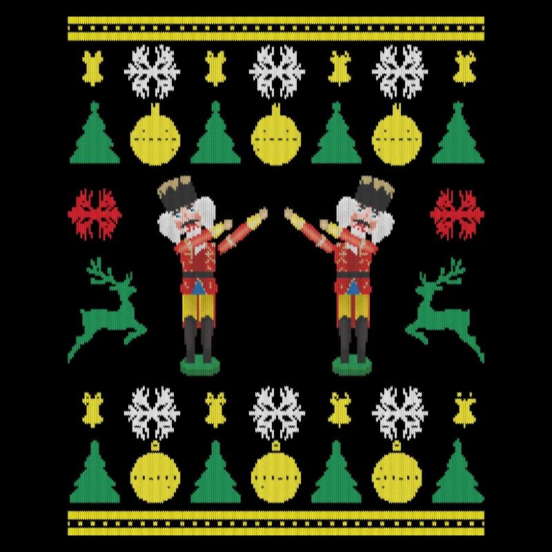 Tanzender Nussknacker Dabbing Nutcracker Knittered