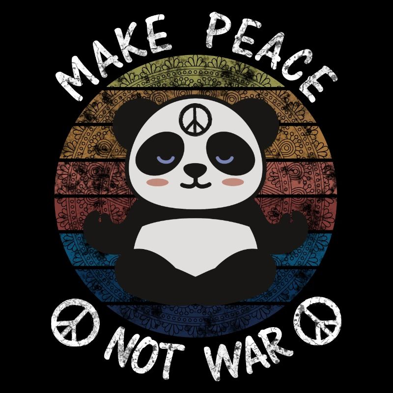Hippie Panda peace not war