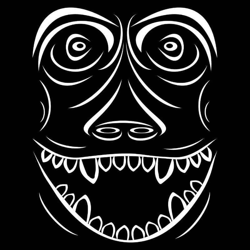 Drôle de singe style vaudou