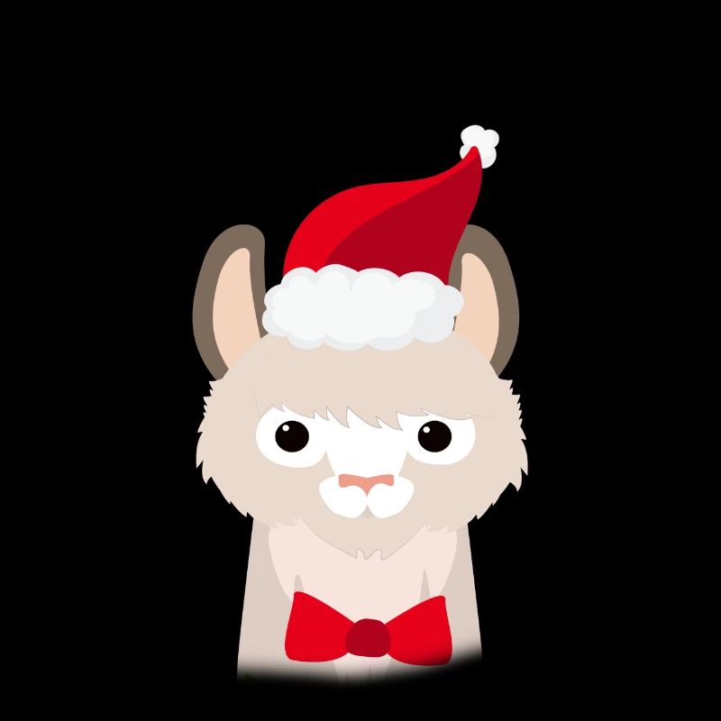Lama de Noël laid