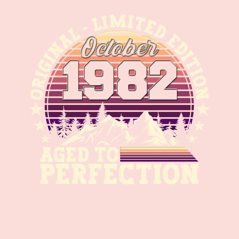 Original Octobre 1982 40th Birthday Gift