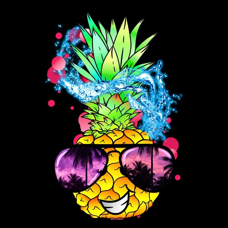 tangy pineapple fruit with face