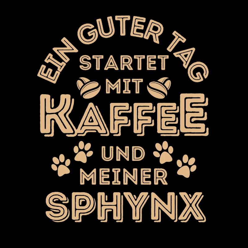 Sphynx Katze Kaffee Cafe