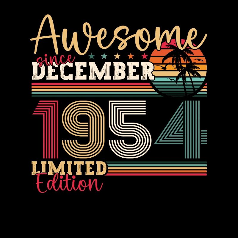 Born December 1954 68th birthday gift