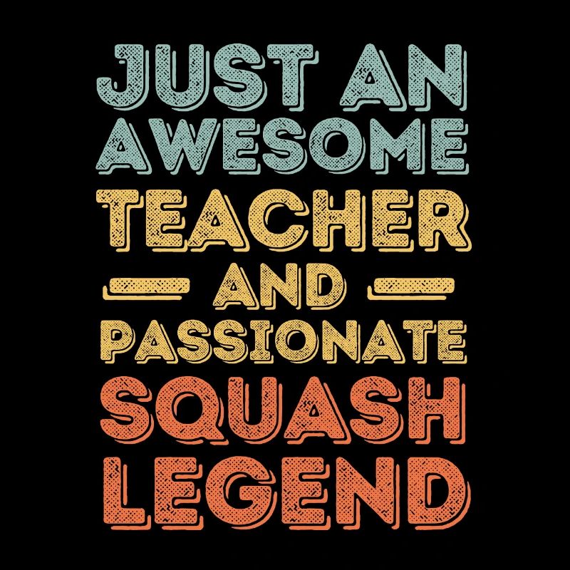 Professeur Squash rétro