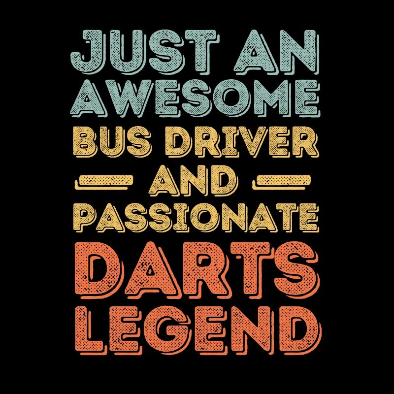 Bus driver Darts retro