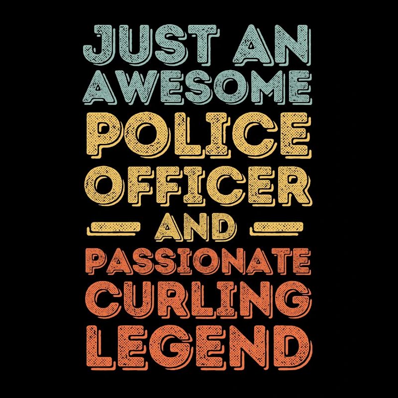 Policeman Curling retro