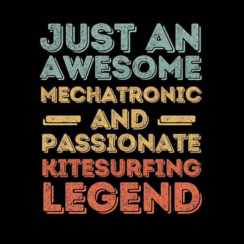 Mechatronics Technician Kitesurfing retro