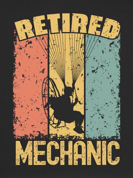 Paramotoring retired mechanic