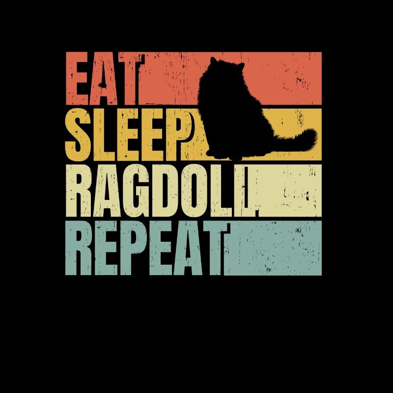 Eat sleep Ragdoll-cat repeat