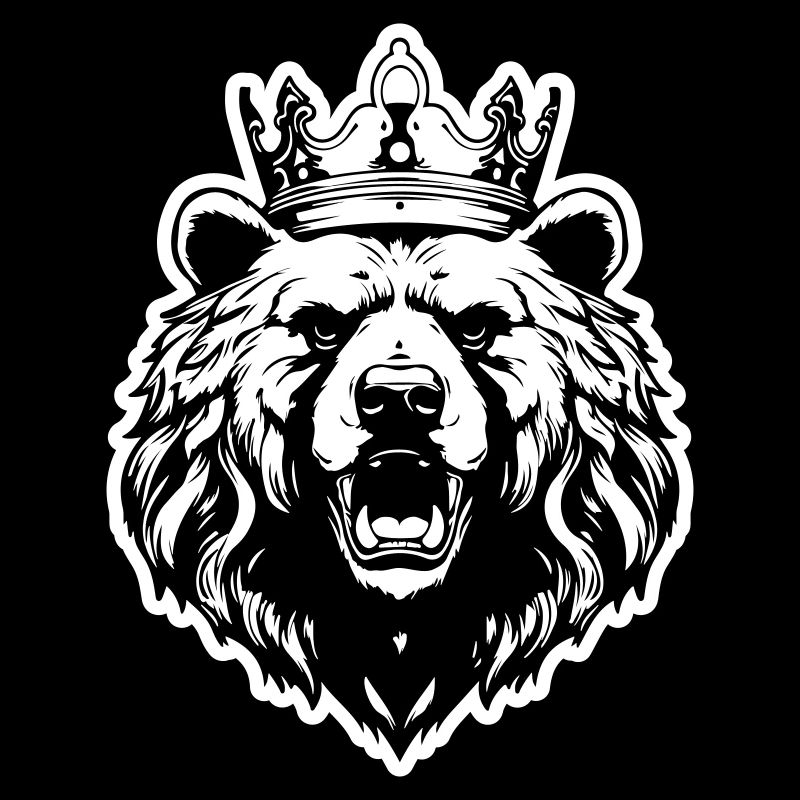 Bear Grizzly Crown