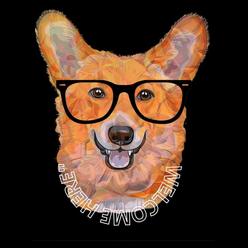 chien avec lunette
