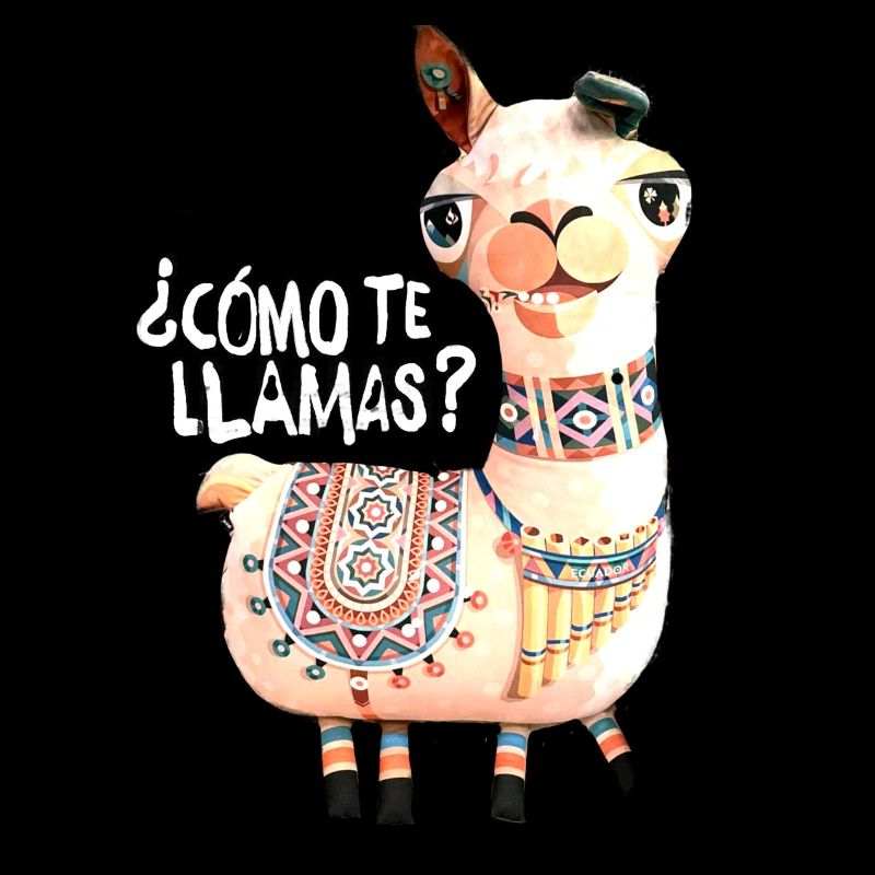 Lama,alpaka, Illustration, Comic
