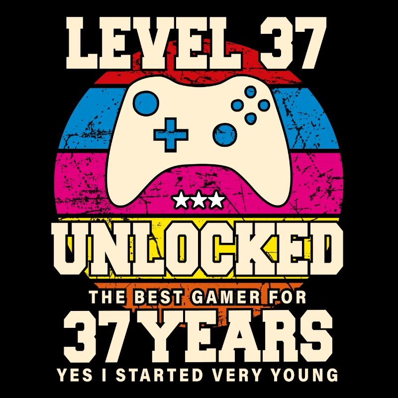 Original 1987 37 ans Niveau 37 Débloquer