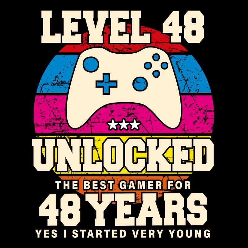 Original 1976 48 ans Niveau 48 Débloquer
