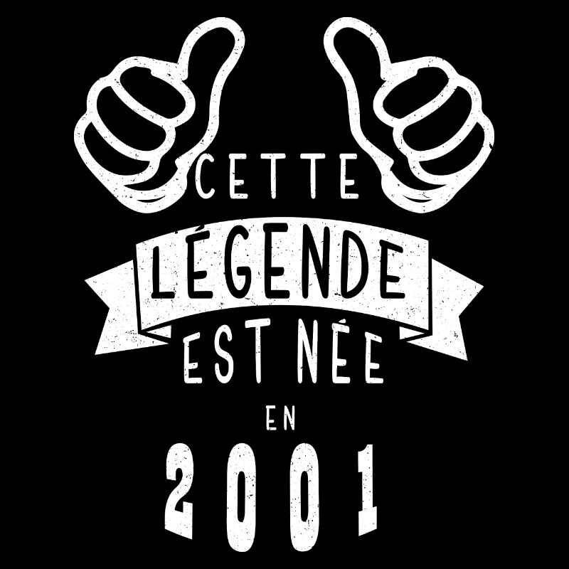 Legend 2001 Authentic 2001 Vintage Bursdag