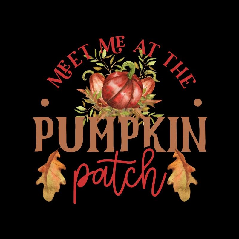 Automne Rencontrez-moi à Pumpkin Patch Thanksgiving
