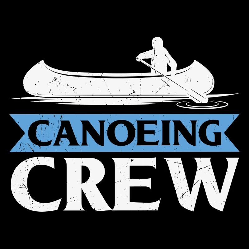 Canoeing Crew Group Funny Outdoor